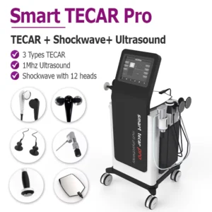 Smart TECAR Pro + Ultrasould + Shockwave Multi Physiotherapy Machine